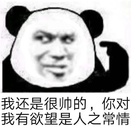 我还是很帅的，你对 我有欲望是人之常情