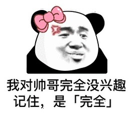 我对帅哥完全没兴趣 记住，是！完全刘