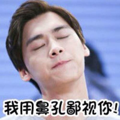 我用鼻孔都视你！