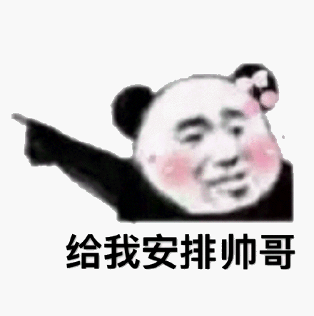 给我安排帅哥