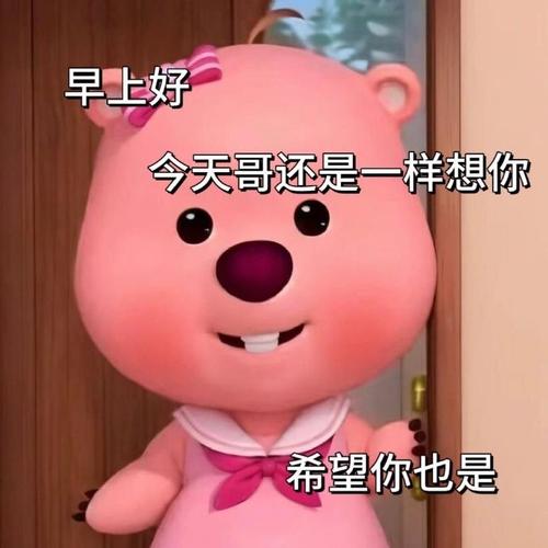 早上好 今天哥还是一样想你 希望你也是