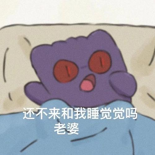 还不来和我睡觉觉吗 老婆