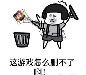 这游戏怎么删不了 啊！