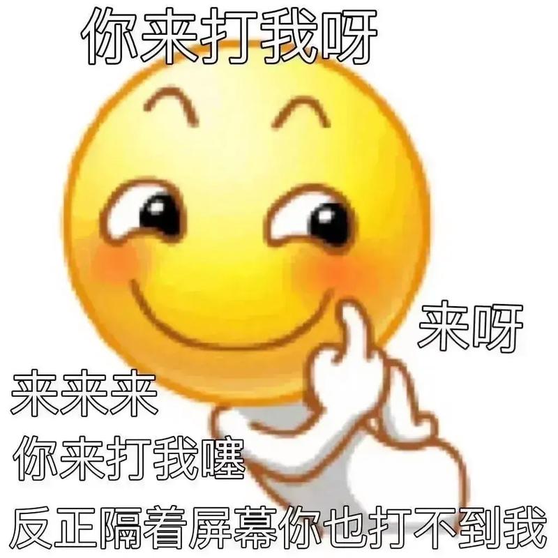 你来打我呀 来呀 来来来 你来打我噻 反正隔着屏幕你也打不到我