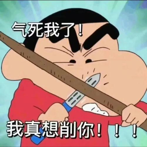 气死我了！ 我真想削你！