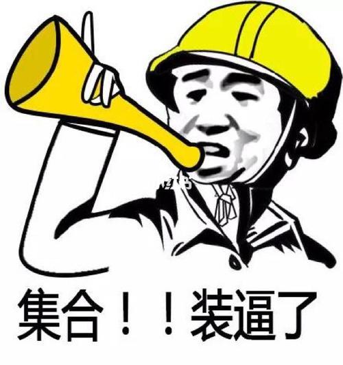 集合！！装逼了