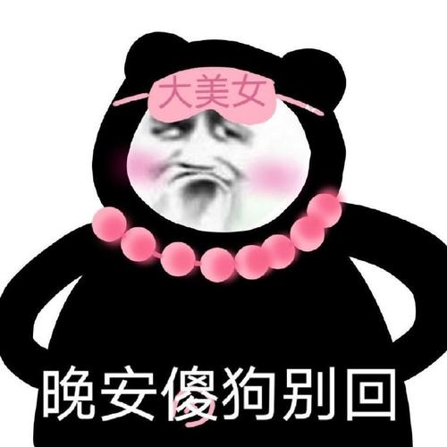 大美女 晚安傻狗别回