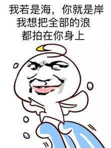 我若是海，你就是岸 我想把全部的浪 都拍在你身上