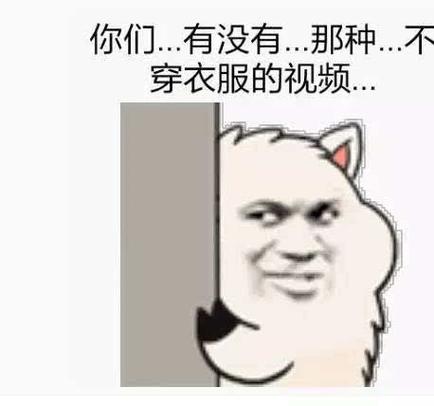 你们...有没有...那种...不 穿衣服的视频..