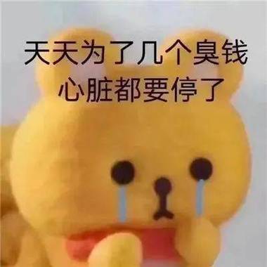 天天为了几个臭钱 心脏都要停了