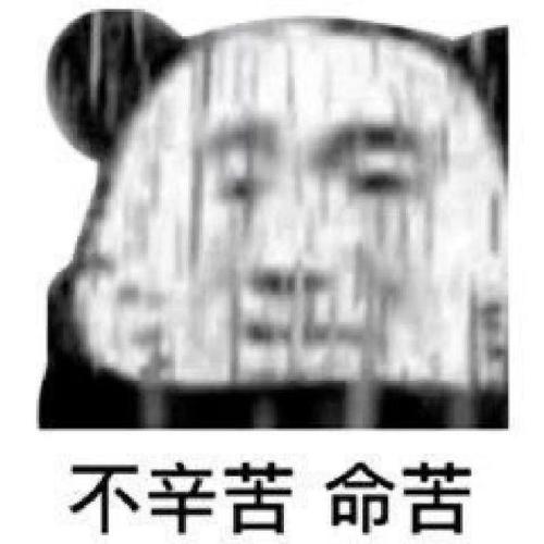 不辛苦 命苦