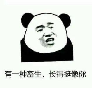 有一种畜生，长得挺像你