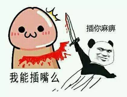 插你麻痹 我能插嘴么
