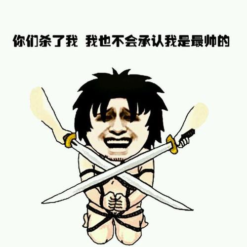 你们杀了我我也不会承认我是最帅的