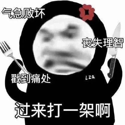 气急败坏 丧失理智 翼到痛处 LZQ 过来打一架啊