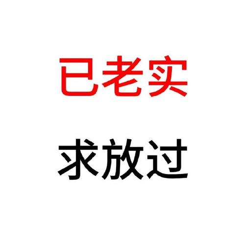 已老实 求放过