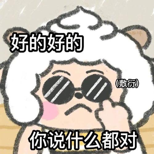 好的好的 （敷衍） 你说什么都对
