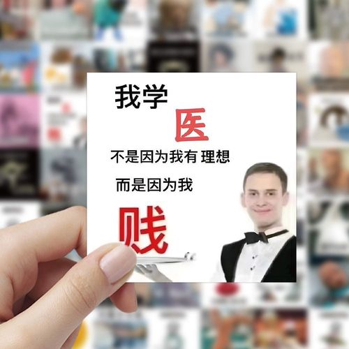 我学 医 不是因为我有理想 而是因为我 贱