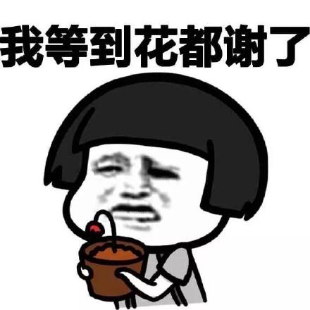 我等到花都谢了