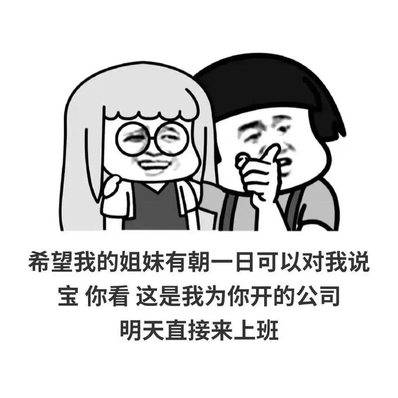 希望我的姐妹有朝一日可以对我说 宝你看这是我为你开的公司 明天直接来上班