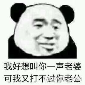 我好想叫你一声老婆 可我又打不过你老公