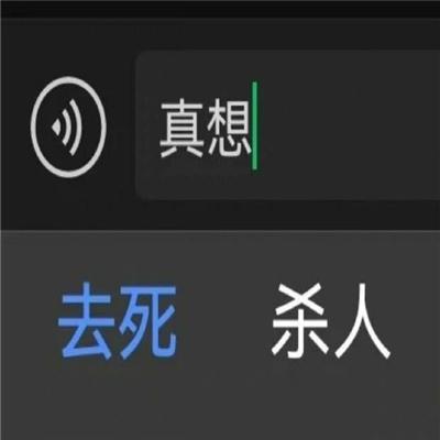 真想 去死 杀人