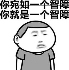 你充如一个智障 你就是一个智障