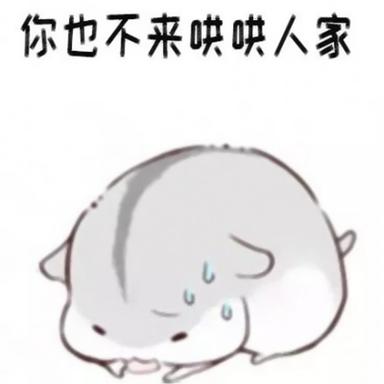 你也不来哄哄人家