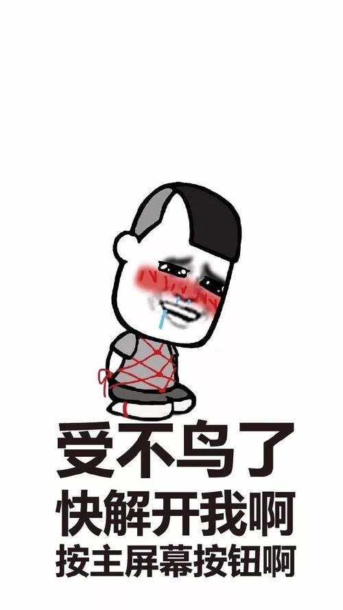 受不鸟了 快解开我啊 按主屏幕按钮啊