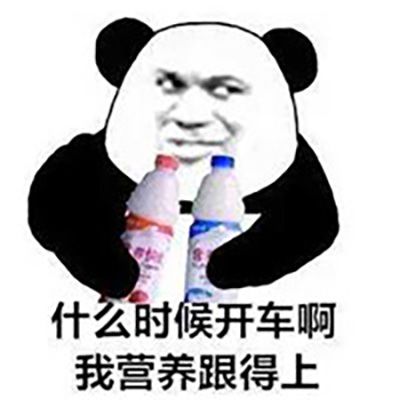 什么时候开车啊 我营养跟得上