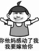 你他妈感动了我 我要嫁给你