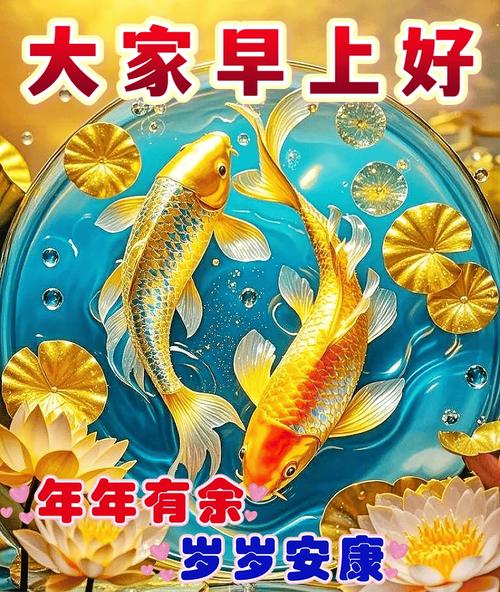 大家早上好 年年有余 岁岁安康