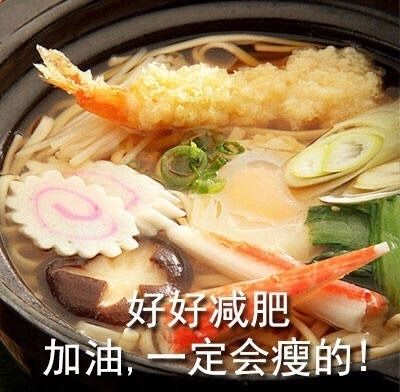 好好减肥 加油，一定会瘦的！