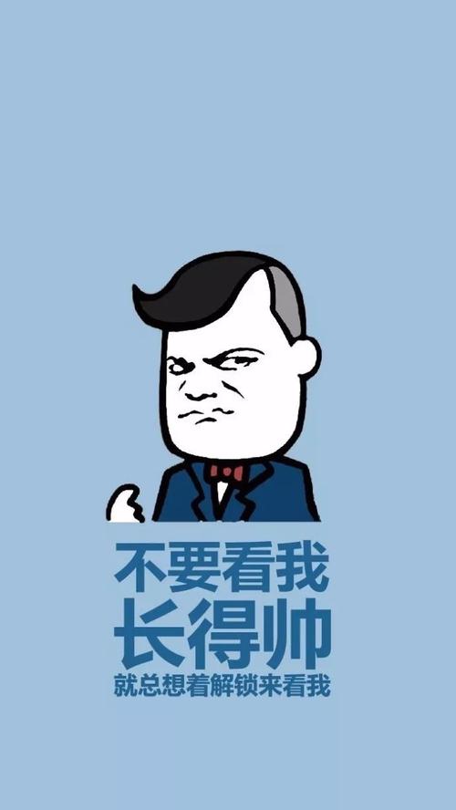 不要看我 长得帅 就总想着解锁来看我