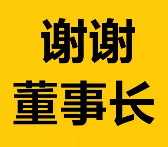 谢谢 董事长