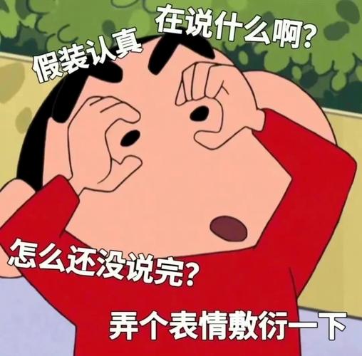 在说什么啊？ 假装认真 怎么还没说完？ 弄个表情敷衍一下