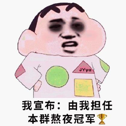 JYya 我宣布：由我担任 本群熬夜冠军