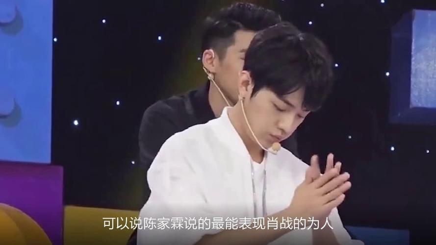 可以说陈家霖说的最能表现肖战的为人