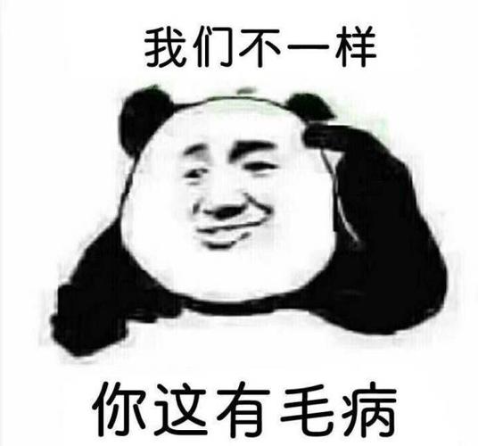 我们不一样 你这有毛病
