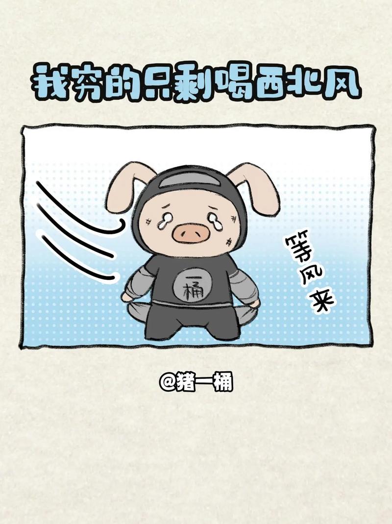 我穷的只刺喝西北风 等风来 @猪一桶