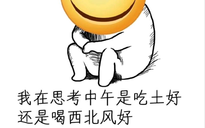 我在思考中午是吃土好 还是喝西北风好
