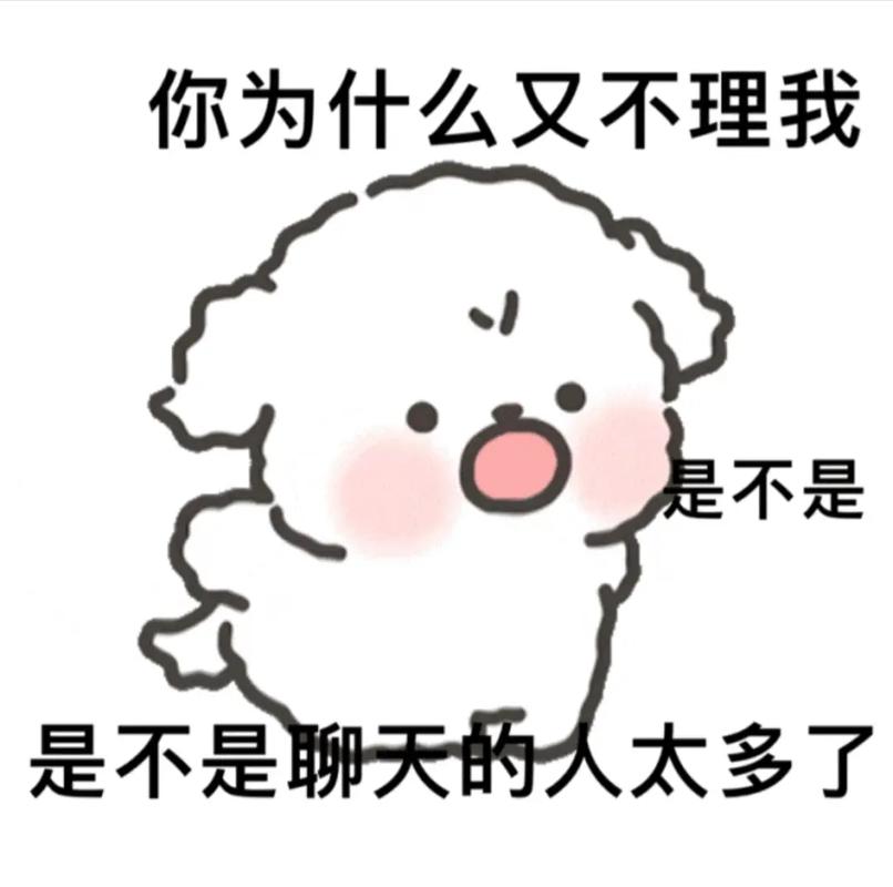 你为什么又不理我 是不是 是不是聊天的人太多了