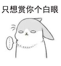 只想赏你个白眼