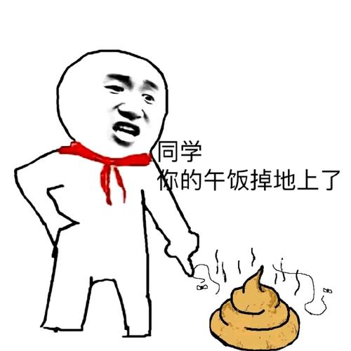 同学 你的午饭掉地上了