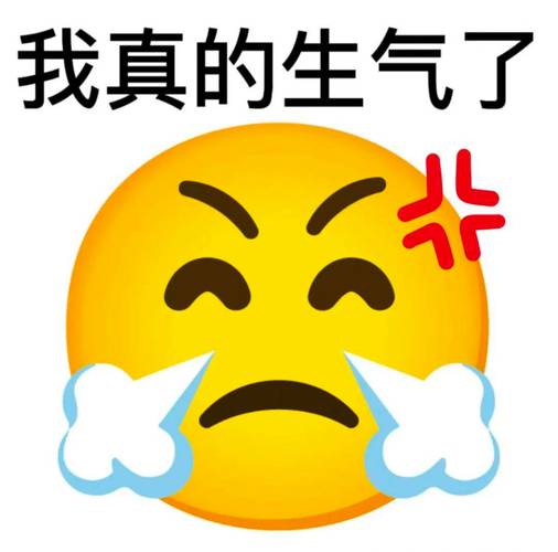 我真的生气了