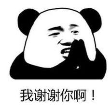我谢谢你啊！