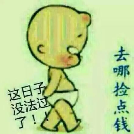 去哪捡点钱 这日子 没法过 了