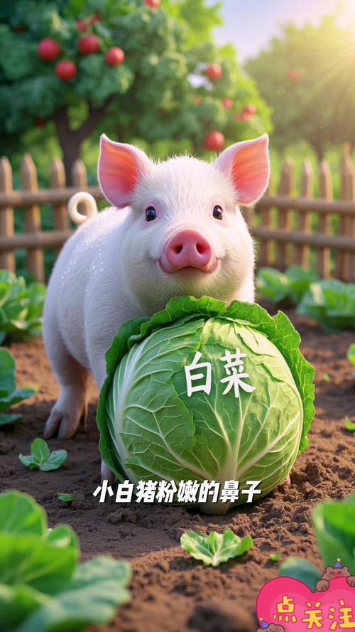 白菜 小白猪粉嫩的鼻子 点关注