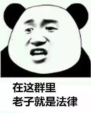 在这群里 老子就是法律
