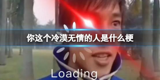 你这个冷漠无情人是什么梗 Loading